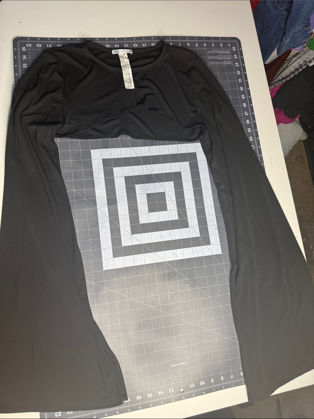 Zara Black Long Sleeve Top
